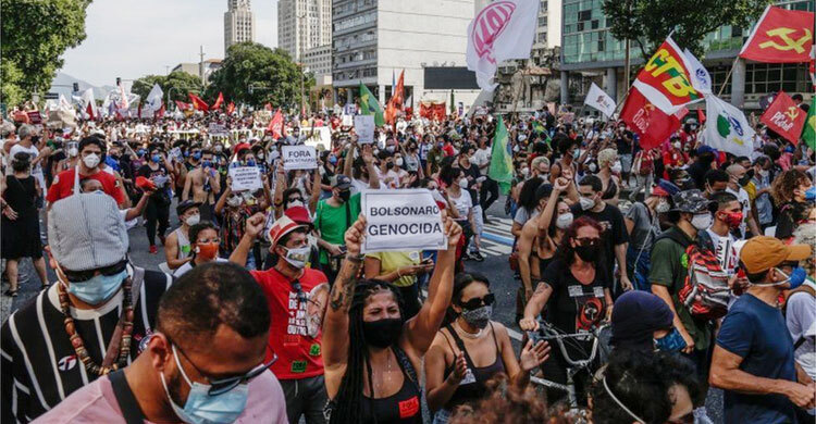 Brazil: Protesters blame Bolsonaro for Covid crisis