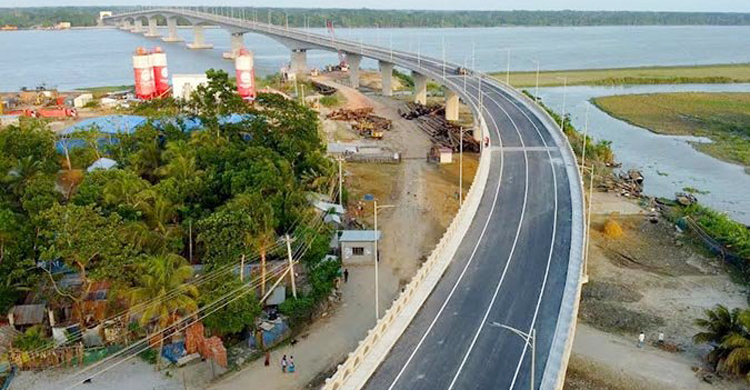 PM opens Bangamata Fazilatun Nesa Bridge in Pirojpur