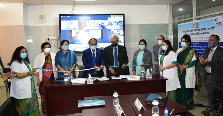 বিএসএমএমইউতে জরায়ুমুখ ও স্তন ক্যান্সার প্রতিরোধ সপ্তাহ
