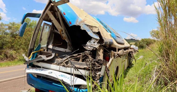41 killed after bus and truck collide in Brazil