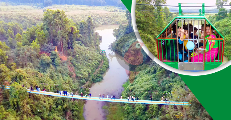 ক্যাবল কার-জিপলাইনে দেখা যাবে গারো পাহাড়ের সৌন্দর্য