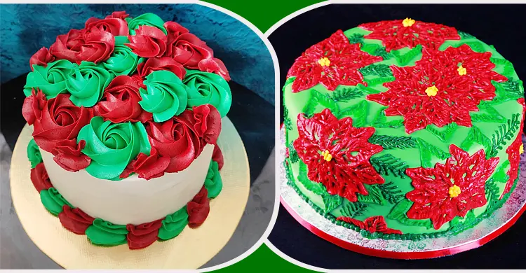 ওভেন ছাড়াই তৈরি করুন লাল-সবুজ কেক