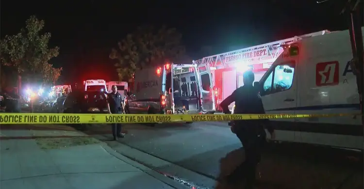 10 shot, 4 killed at family gathering in California