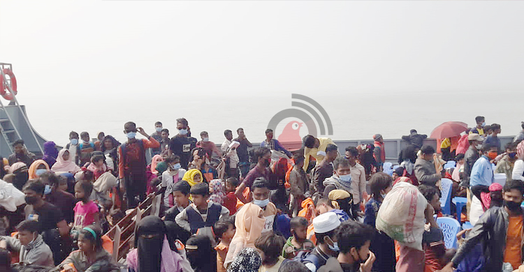 ভাসানচরে পৌঁছালো আরও ১২৮৭ রোহিঙ্গা
