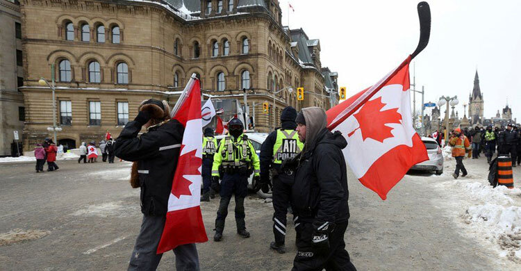 Ottawa declares emergency over trucker Covid rules protests