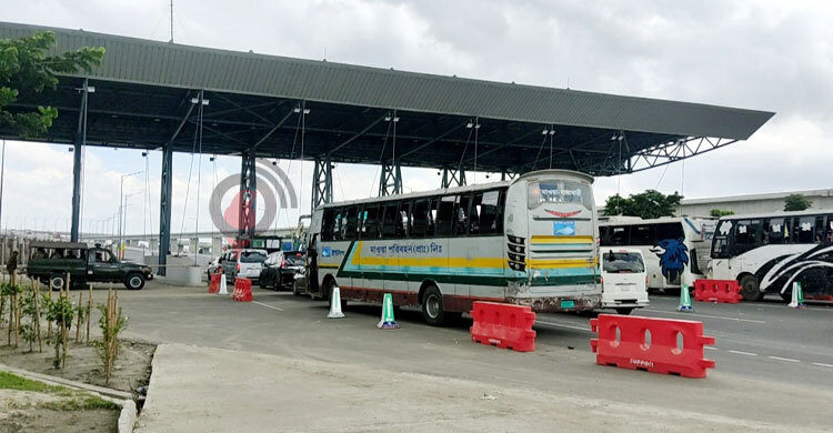 জাজিরা টোলপ্লাজায় গাড়ির চাপ নেই