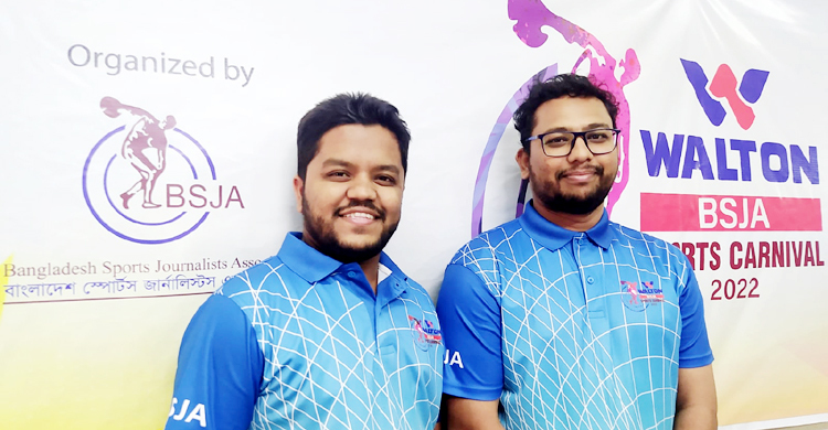 বিএসজেএ ক্যারমে রানার্সআপ জাগো নিউজের সাহাদ