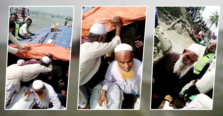 চরমোনাই মাহফিল থেকে ফেরার পথে মুসল্লিদের ট্রলারডুবি
