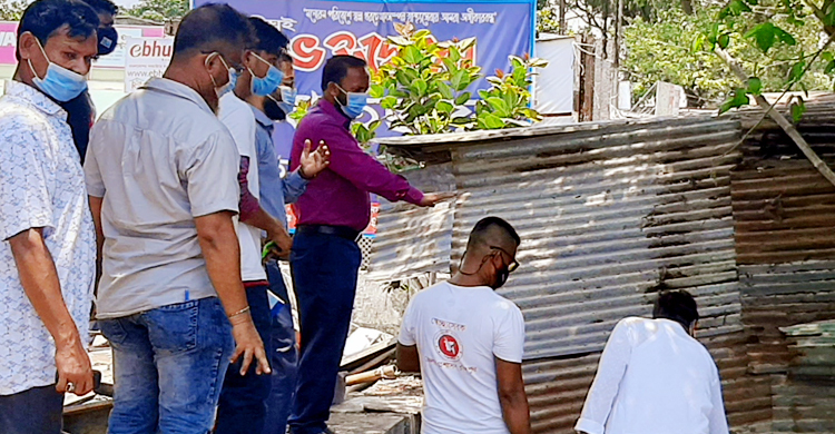চাঁদপুরে হচ্ছে নান্দনিক পর্যটন কেন্দ্র, চলছে উচ্ছেদ অভিযান