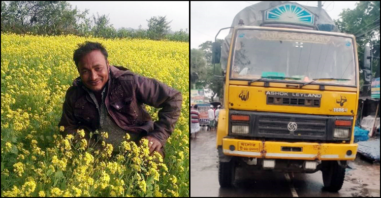 মোটরসাইকেল চালককে ৫ কিলোমিটার টেনে নিল ঘাতক ট্রাক