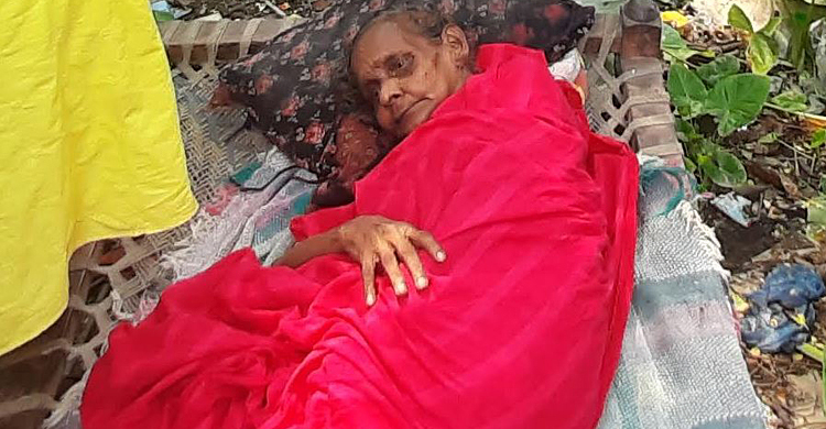 মেয়েদের জমির ভাগ দেওয়ায় বৃদ্ধা মাকে জঙ্গলে ফেলে গেলেন ছেলে