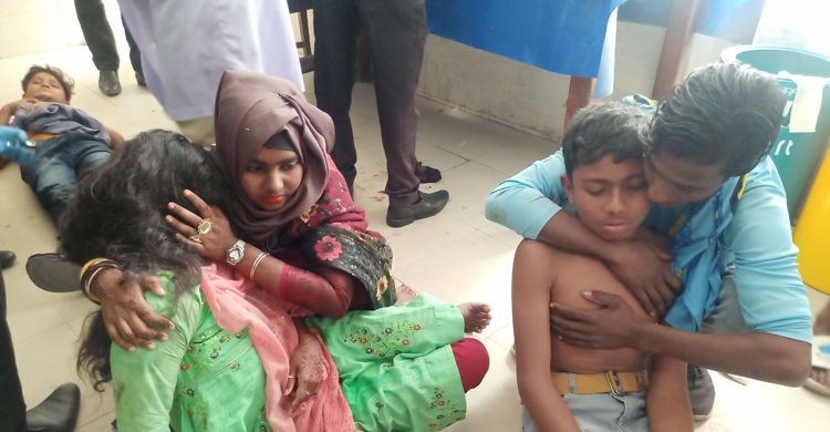 চাঁপাইনবাবগঞ্জে পিকনিকের বাস উল্টে আহত ৫০