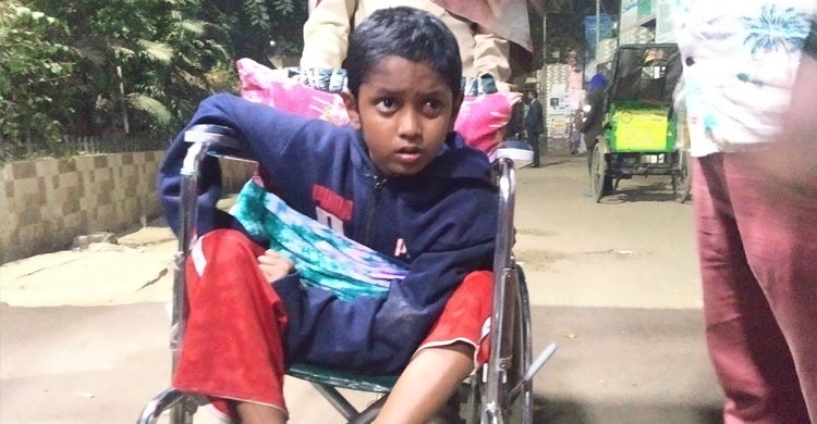 আবারও হাসপাতালেই ঠাঁই হলো হতভাগা শিশুটির