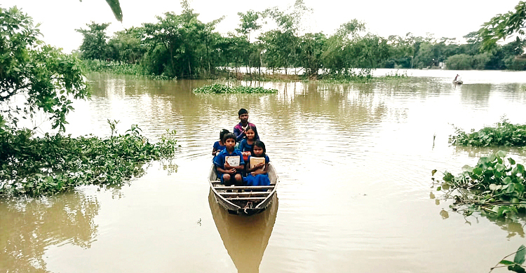 বন্যায় ঝুঁকিতে বাংলাদেশের ১৫ লাখের বেশি শিশু: ইউনিসেফ