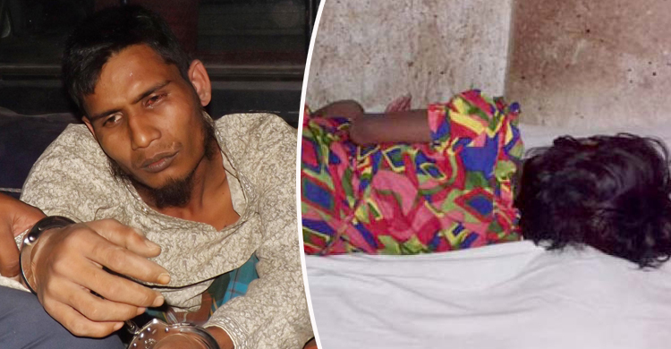 শিশু ধর্ষণকারীকে গণপিটুনি দিয়ে পুলিশে সোপর্দ