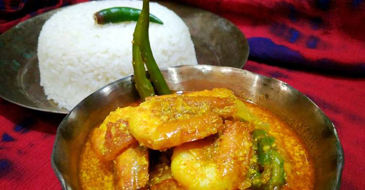 সাহরিতে চিংড়ির বাটি চচ্চড়ি