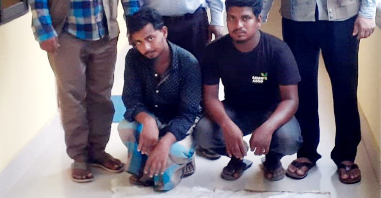 শিয়ালের মাংস বিক্রি করতে গিয়ে ধরা দুই ভাই