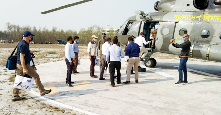 ভাসানচরে ১০ দেশের দূত