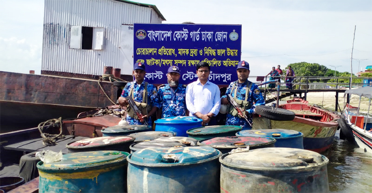 পরিত্যক্ত ঘর থেকে ২৪০০ লিটার ডিজেল জব্দ