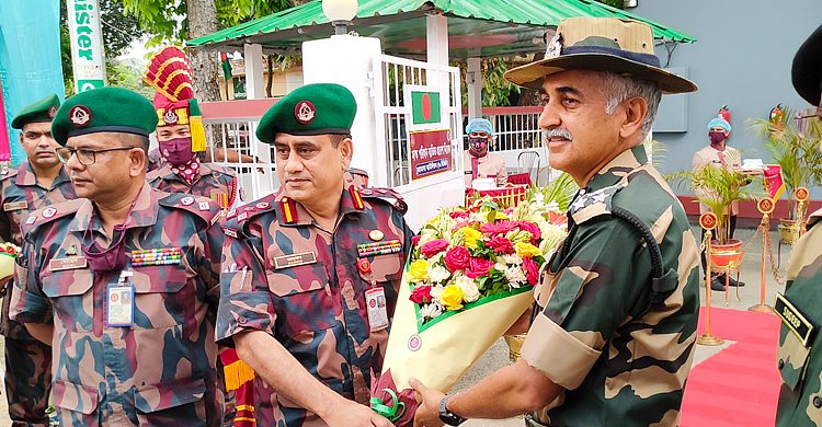 চুয়াডাঙ্গায় বিজিবি-বিএসএফ সীমান্ত বৈঠক