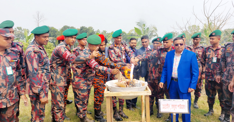 চুয়াডাঙ্গায় বিপুল পরিমাণ মাদক ধ্বংস