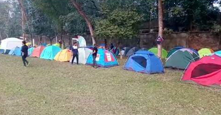 পাহাড়ের পাদদেশে সহস্রাধিক বাইকারের মিলনমেলা