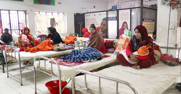 প্রচণ্ড ঠান্ডায় মাদারীপুরে এক সপ্তাহে ৫০০ রোগী হাসপাতালে