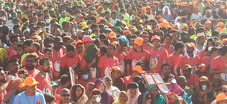 মঞ্চে ঠাঁই হয়নি বহিষ্কৃত সাক্কু-কায়সারের