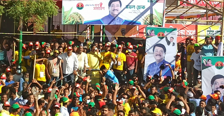 মঞ্চে ঠাঁই হয়নি বহিষ্কৃত সাক্কু-কায়সারের