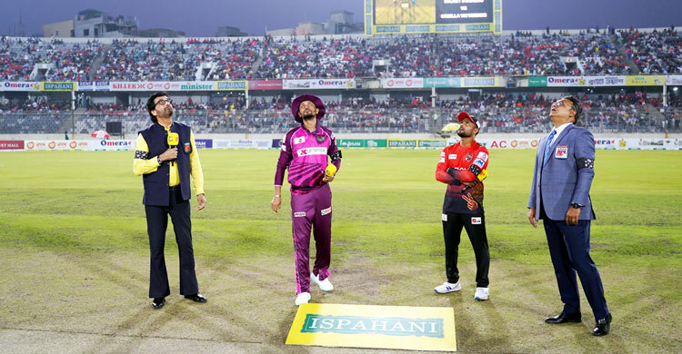 টস জিতে মাশরাফির সিলেটকে ব্যাটিংয়ে পাঠালো কুমিল্লা