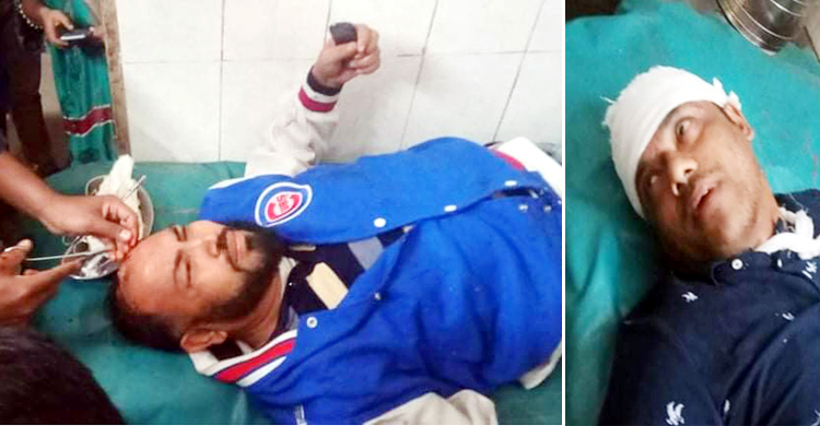 বিএনপি প্রার্থীর গাড়ি বহরে হামলা, ককটেল-ফাঁকা গুলি