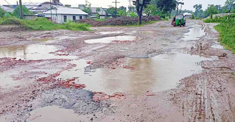Why Comilla-Sylhet highway fails to withstand the rains ?