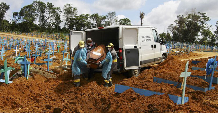 Global coronavirus death toll hits 2 million