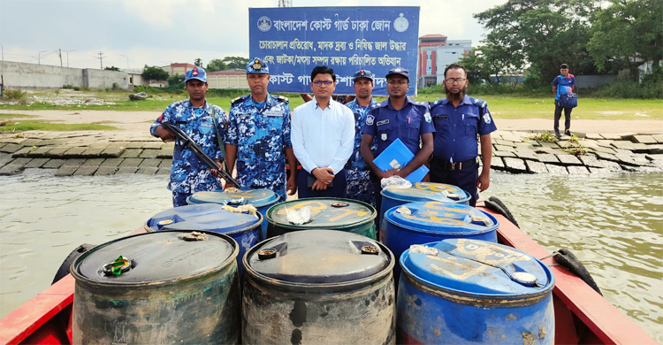 চাঁদপুরে ১৬০০ লিটার চোরাই ডিজেল জব্দ