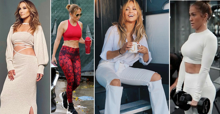 ৫২-তেও যেভাবে ফিট জেনিফার লোপেজ