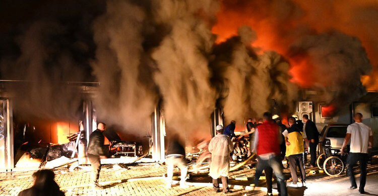 Covid: North Macedonia hospital fire kills 10