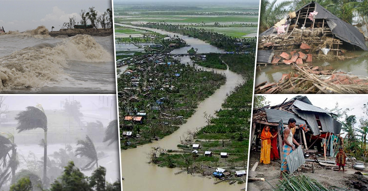 গত ১ যুগে যে ভয়াবহ ঘূর্ণিঝড় আঘাত হেনেছে