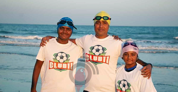 বাংলা চ্যানেল পাড়ি দিলো ১০ বছরের লারিসা