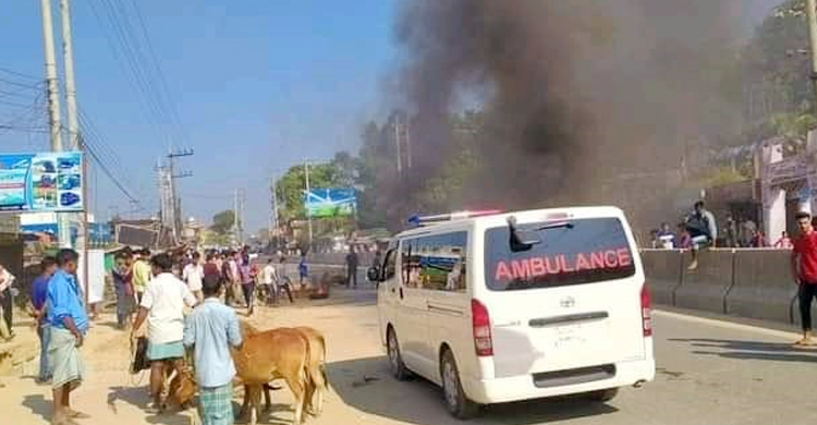 শ্রমিক লীগ নেতার মৃত্যুতে কক্সবাজারে আড়াই ঘণ্টা সড়ক অবরোধ