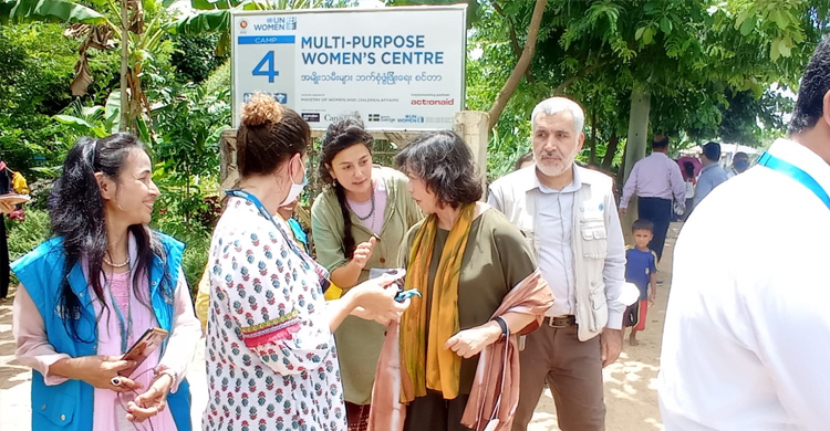 রোহিঙ্গা ক্যাম্প পরিদর্শনে জাতিসংঘের মিয়ানমার বিষয়ক বিশেষ দূত