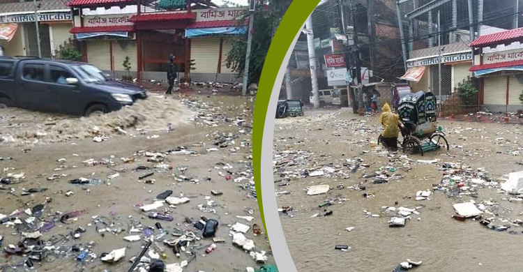 তলিয়ে গেছে কক্সবাজারের নিম্নাঞ্চল, পানিবন্দি লাখো মানুষ