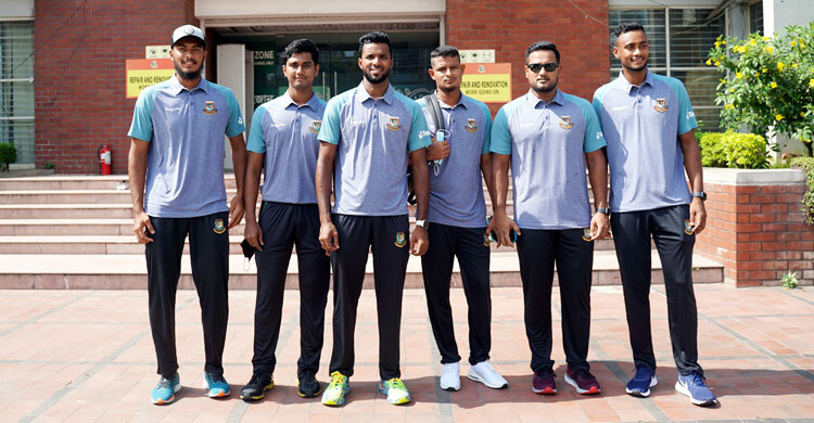 দুই ম্যাচের সিরিজ খেলতে দুবাইয়ের পথে টাইগাররা