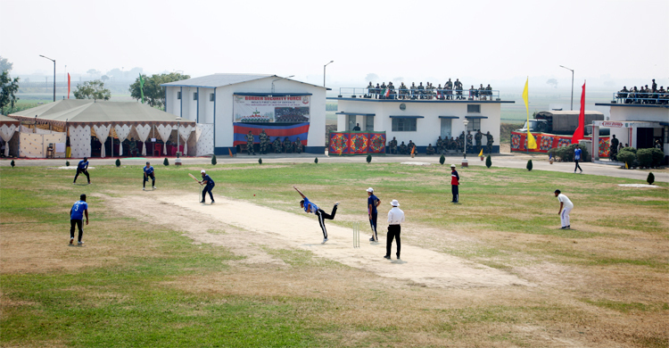 ক্রিকেটে প্রীতি ম্যাচ বিএসএফকে হারালো বিজিবি