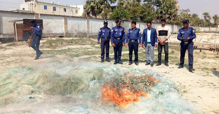 দুই লাখ মিটার কারেন্ট জাল ধ্বংস