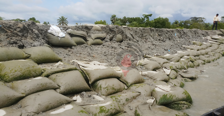 ঘূর্ণিঝড় জাওয়াদ: ক্ষতিগ্রস্ত বেড়িবাঁধ নিয়ে শঙ্কায় উপকূলবাসী
