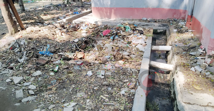 ঢাকা কলেজে যত্রতত্র ময়লা-আবর্জনা, দায় নিচ্ছে না কেউই
