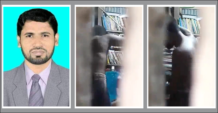 ভিডিও ভাইরালের পর শিক্ষক বললেন ‘৪০টি পিটান দিছি’