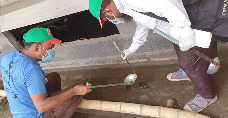 ষষ্ঠ দিনে ৯৭ স্থাপনায় এডিসের লার্ভা, আড়াই লাখ টাকা জরিমানা