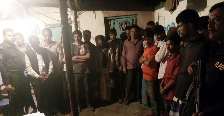 ব্রাহ্মণবাড়িয়ায় র‌্যাবের অভিযানে ২১ মাদকসেবী আটক