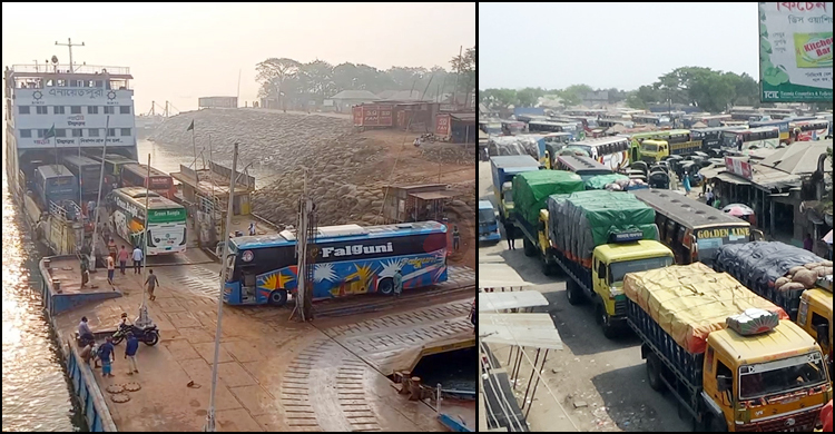 ঈদে দৌলতদিয়া-পাটুরিয়ায় ঘরমুখো যাত্রীদের ভোগান্তির শঙ্কা